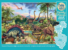 Load image into Gallery viewer, Cobble Hill 350 Piece Family Jigsaw Puzzle - Prehistoric Party (Poster Included)