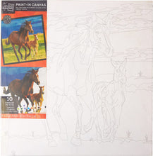 Load image into Gallery viewer, Anker Play Products Wild Horses Stretched Canvas Paint Kit x 20”