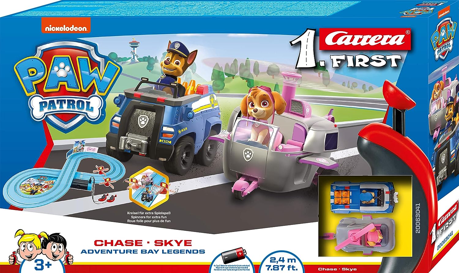 Paw Patrol Truck With 3 Vehicles Pat Patrol Toy Kids Cartoon