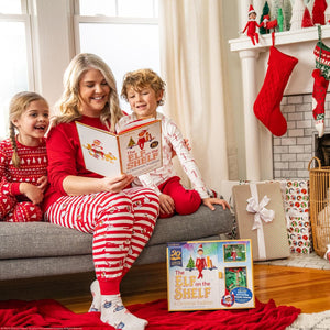 The Elf on the Shelf: 20th Anniversary Limited Edition Box Set - Posable Boy Scout Elf, Storybook, Pajamas & Ornament