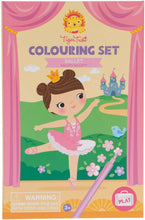 Load image into Gallery viewer, Schylling - Tiger Tribe: Ballet Coloring Set - Take Along Travel Art Kit