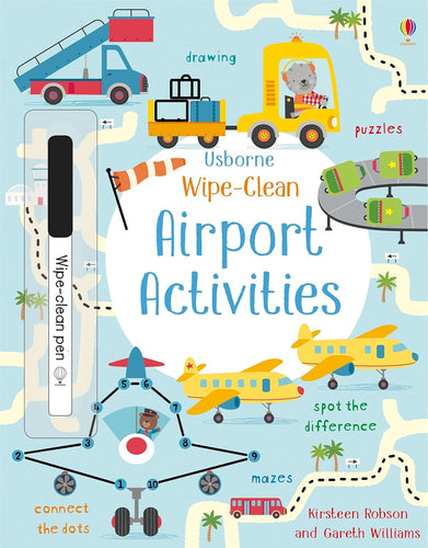 Usborne Wipe-Clean Activity Book: AIRPORT ACTIVITIES