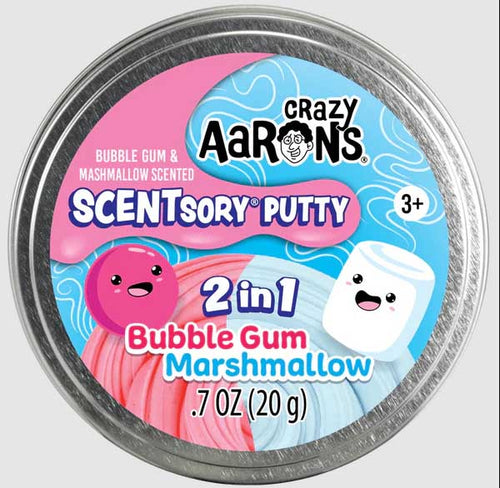 Crazy Aaron's SCENTsory Putty MashUp, Bubble Gum - Marshmallow