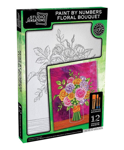 Paint by Numbers Art Kit - Floral Vase