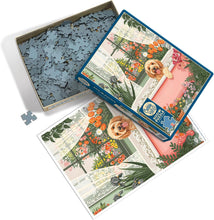 Load image into Gallery viewer, Cobble Hill 500 Piece Jigsaw Puzzle - Blooms &amp; Bubbles (Poster Included)