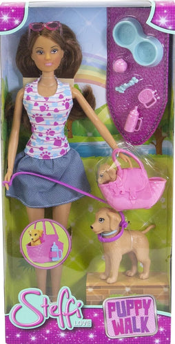 Simba - Steffi Love Doll Set: Puppy Walk