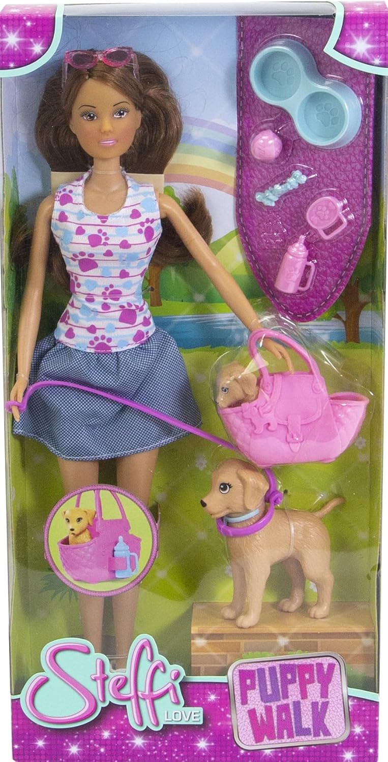 Simba - Steffi Love Doll Set: Puppy Walk