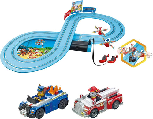 Carrera Slot Car Race Track - Paw Patrol: Chase and Marshall