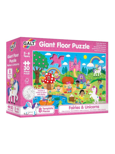 Galt - Giant Floor Puzzle: FAIRIES & UNICORNS