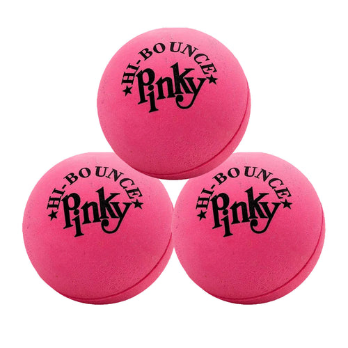 JA-RU Hi-Bounce Pinky Ball Rubber-Handball, Set of 3