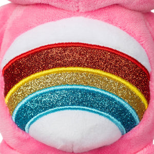 Schylling - Care Bears Sparkle Plush: Cheer Bear, 9"