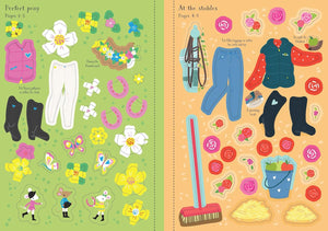 Usborne - Little Sticker Dolly Dressing Activity Book: PONIES