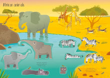 Load image into Gallery viewer, Usborne Little First Stickers Book: ANIMALS