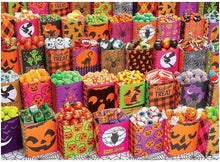 Load image into Gallery viewer, Cobble Hill 500 Piece Jigsaw Puzzle - Halloween Treats (Poster Included)