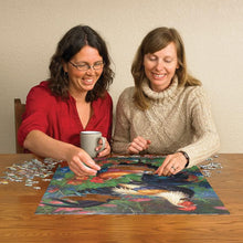 Load image into Gallery viewer, Cobble Hill 1000 Piece Family Jigsaw Puzzle - Roosters (Poster Included)