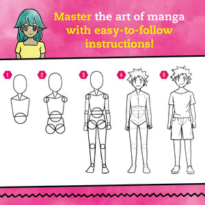 Klutz Activity Kit - Manga Art Class: Ink & Paint the Anime Way
