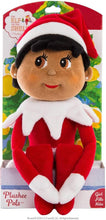 Load image into Gallery viewer, Elf on The Shelf Bundle: Extrodinary Noorah and 17&quot; Plushee Pal Girl Dark