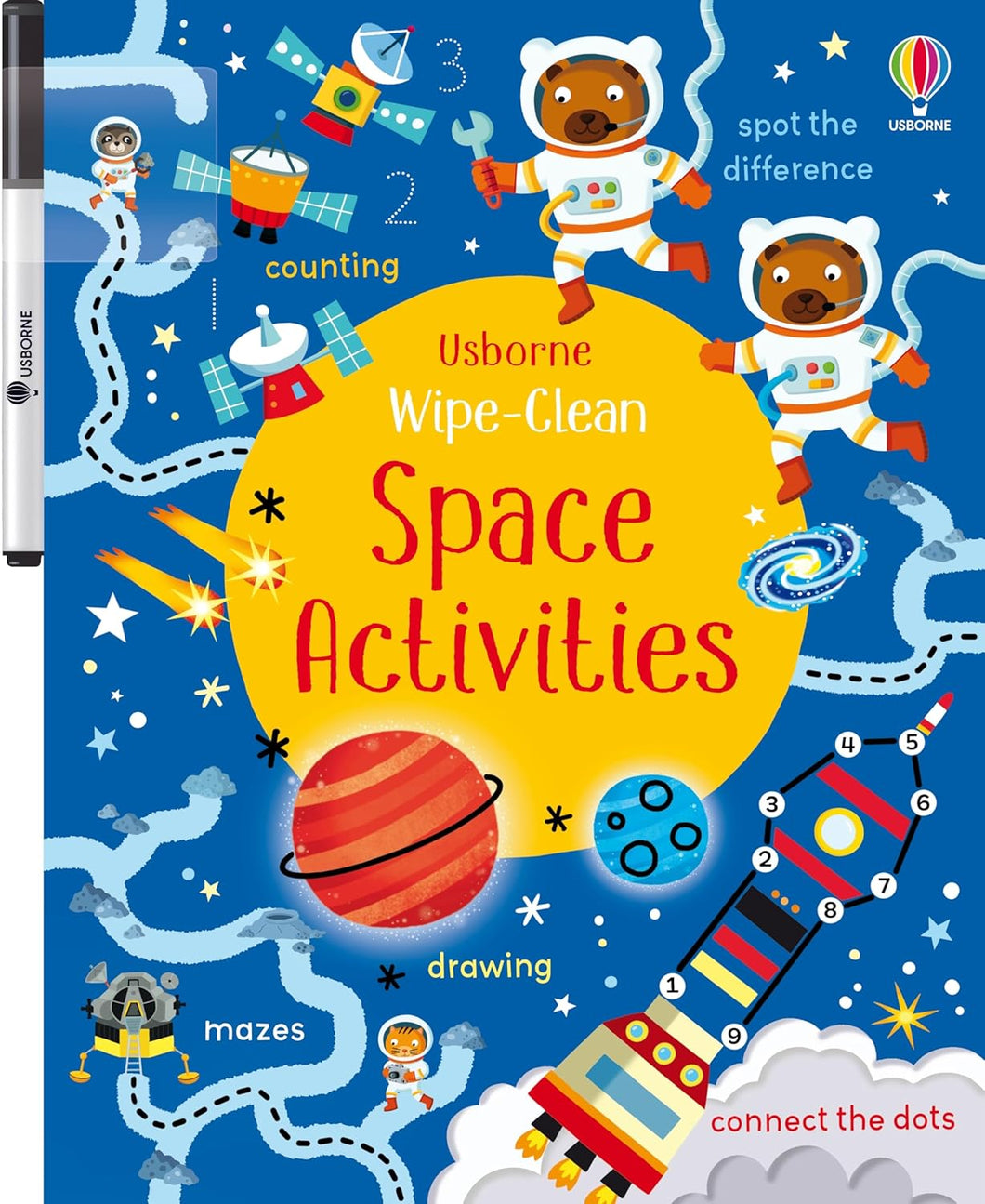 Usborne Wipe-Clean Activity Book: SPACE ACTIVITIES