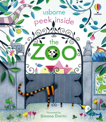 Usborne Peek Inside Touch-and-Feel Board Book: THE ZOO