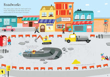 Load image into Gallery viewer, Usborne Little First Sticker Book: DIGGERS and CRANES
