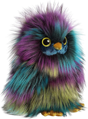 Aurora® Exquisite Luxe Boutique™ Eden Owl™ Stuffed Animal - Luxurious Elegance - Sensory Delight - Multicolor 10 Inches