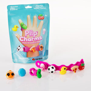 Fat Brain Toys - Plip Charms Party Pack (3 Bracelets, 3 Rings, and 24 Charms)