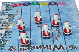 Robin Reed English Holiday Christmas Crackers - Racing Santas, 6 Count