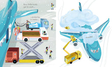 Load image into Gallery viewer, Usborne Peek Inside Touch-and-Feel Board Book: HOW A PLANE WORKS