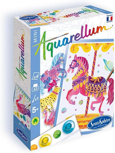 SentoSphere - Aquarellum Magic Canvas Mini: Horses