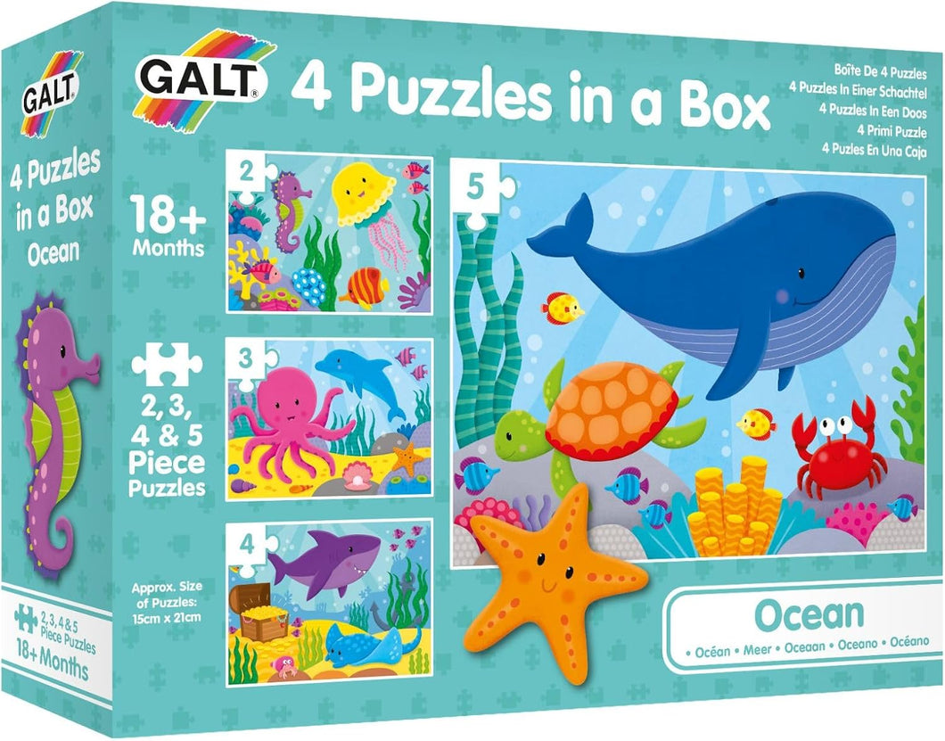 Galt - 4 Puzzles in A Box: OCEAN