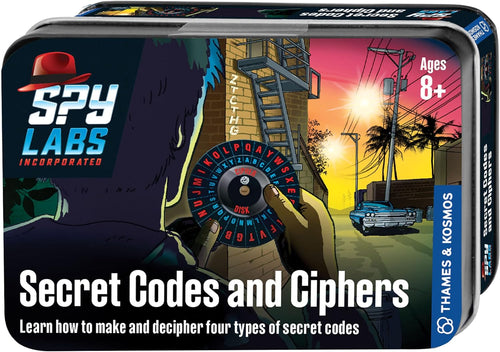 Thames & Kosmos Spy Labs Inc: Secret Codes and Ciphers Learn How to Make & Exchange Coded Messages! | Essential Tools & Tricks of The Trade from The Detective Gear Experts for Young Investigators