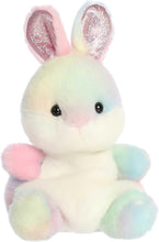 Load image into Gallery viewer, Aurora Palm Pals Opal Rainbow Bunny Plush