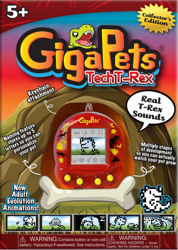 GigaPets Interactive Digital Pet - T-Rex Dinosaur Collector's Edition
