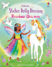 Load image into Gallery viewer, Usborne - Sticker Dolly Dressing Activity Book: RAINBOW UNICORNS