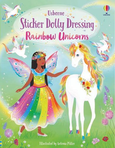Usborne - Sticker Dolly Dressing Activity Book: RAINBOW UNICORNS