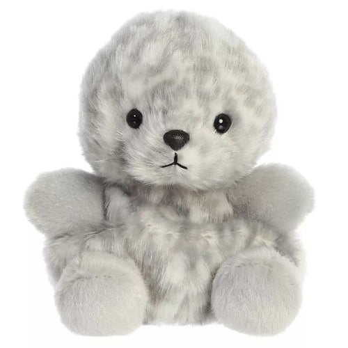Aurora Mini Marina Harbor Seal Palm Pals Adorable Stuffed Animal Grey 4.5