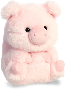 Aurora Rolly Pet Plush - Prankster Pig, 5"