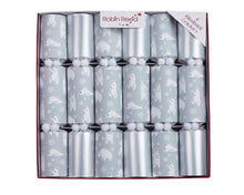 Load image into Gallery viewer, Robin Reed English Holiday Christmas Crackers - Racing Polar Bear Racers, 6 Count
