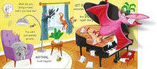 Load image into Gallery viewer, Usborne Peculiar Pop-Ups Board Book: WHO LET THE DINOSAURS OUT?