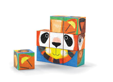 Load image into Gallery viewer, Crocodile Creek - Wild Kingdom Make-A-Face Puzzle Blocks