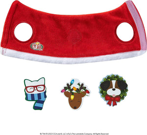 The Elf on the Shelf Elf Pets Accessories Christmas Set: Cheer Checkup Set, Christmas Sweater and Dress-Up Party Pack