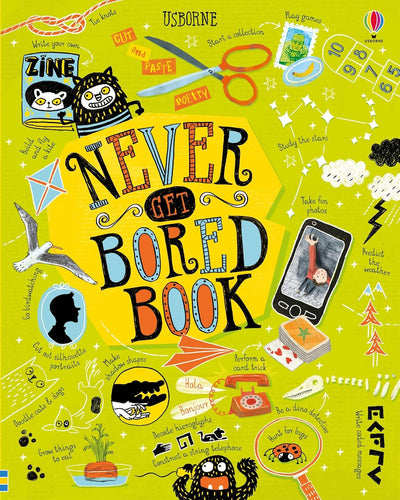 Usborne Never Get Bored Book, Hardback
