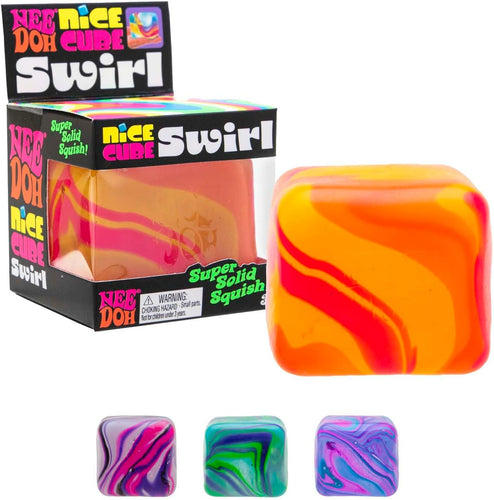 Schylling NeeDoh Nice Cube Swirl Sensory Toy