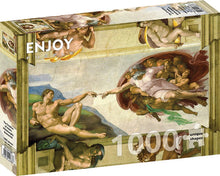 Load image into Gallery viewer, Outset Media - Michelangelo: The Creation of Adam, 1,000 Piece Puzzle