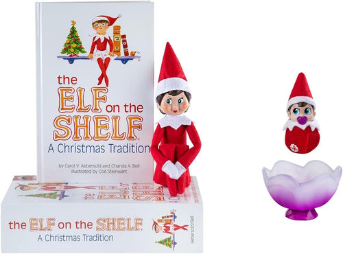 The Elf on the Shelf® Blue Eyed Girl & Matching Frost Pips™ Mini Bloom
