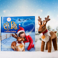 Load image into Gallery viewer, The Elf on the Shelf Elf Pets 2 Pack: St. Bernard Tradition and Reindeer Tradition with Joy Travel Bag