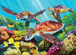 Cobble Hill 350 Piece Family Jigsaw Puzzle - Molokini Current (Poster Included)