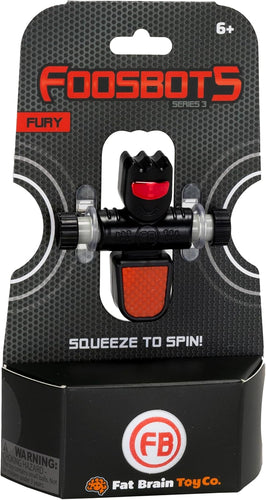 Fat Brain Toys - Foosbots Series 3, Single Player: Fury Red