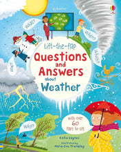 Load image into Gallery viewer, Usborne Lift-The-Flap Hardback Book - Questions and Answers about Weather