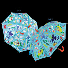 Load image into Gallery viewer, Floss &amp; Rock Color Changing Umbrella - Ocean